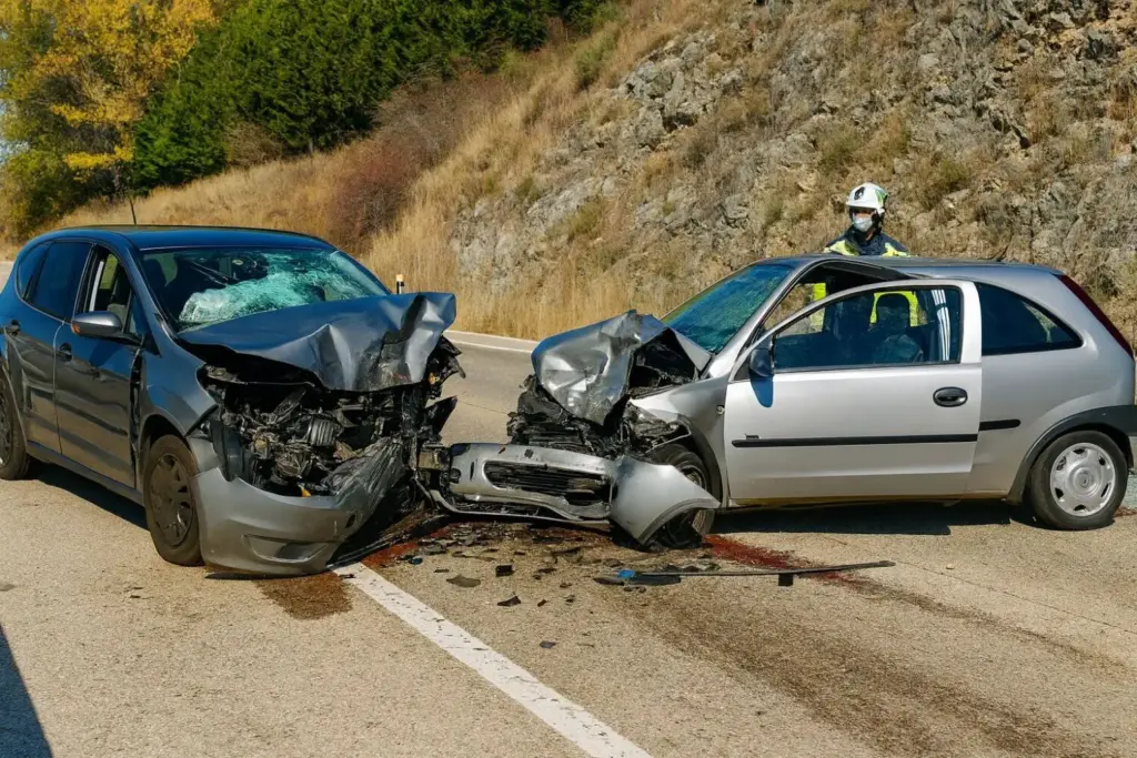 La DGT se pone más dura: El sablazo que te espera si te pilla conduciendo con el móvil en la mano 25 Motor16 accidente choque frontal
