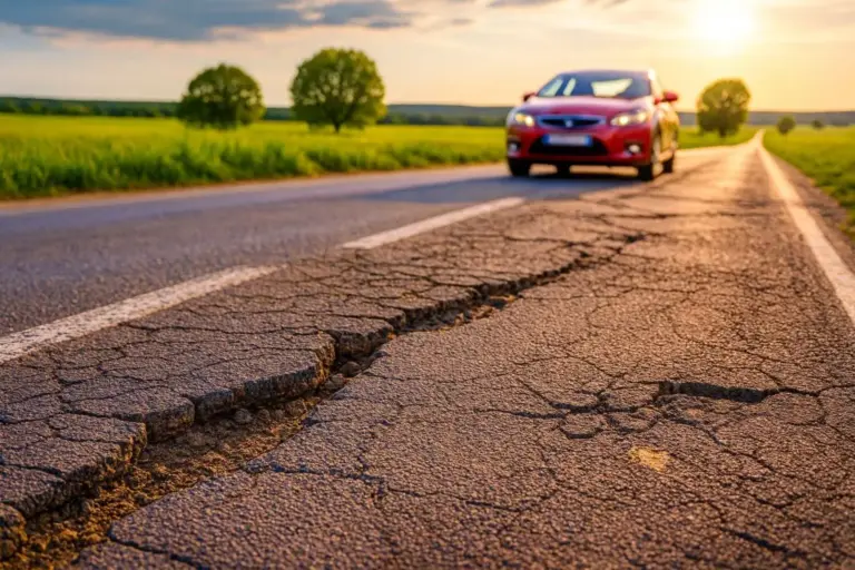 ‘Precaución. Firme en mal estado’: el salvoconducto de la DGT para ahorrarse millones de euros en asfaltar las carreteras