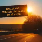 Han pasado dos meses desde la obligatoriedad de las balizas V16 conectadas: ¿cuántos avisos de emergencia has visto en los paneles luminosos?