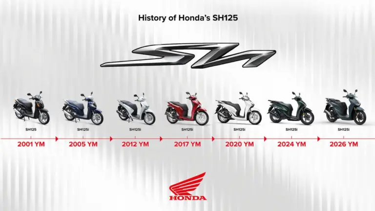 La legendaria Honda SH125 cumple 25 años