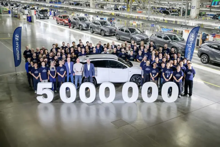 La planta europea de Hyundai en la que se ensambla el Tucson alcanza los 5 millones de vehículos fabricados