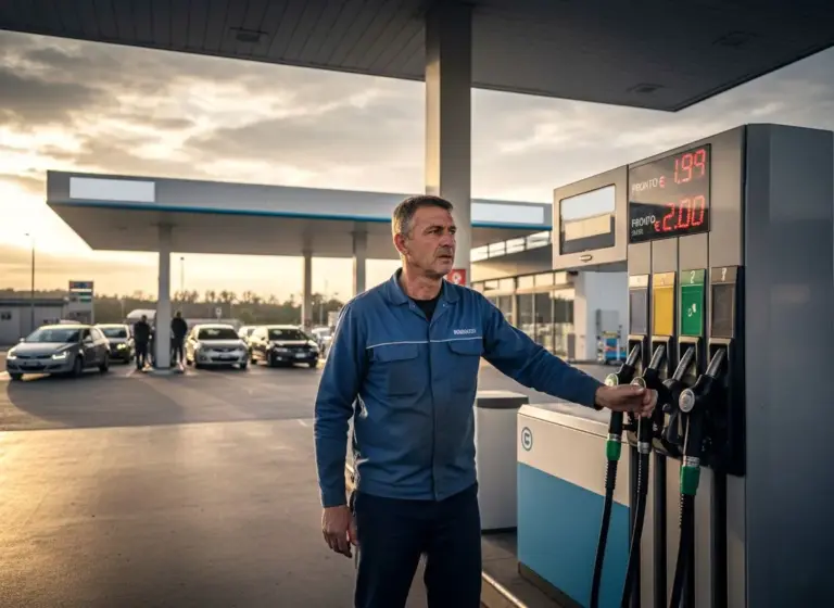 Roberto (51), gasolinero: ‘Trabajo en una gasolinera low cost y nos han avisado que el litro se pondrá a dos euros muy pronto’