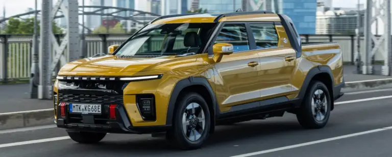 Primera prueba del KGM Musso EVX. Otro punto de mira