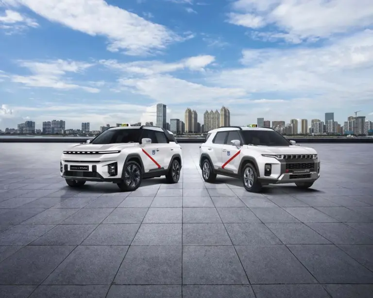KGM Torres EVX y HEV: nuevos taxis para Madrid y Barcelona