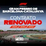 Montmeló seguirá acogiendo la Fórmula 1 -cada dos años- hasta 2032