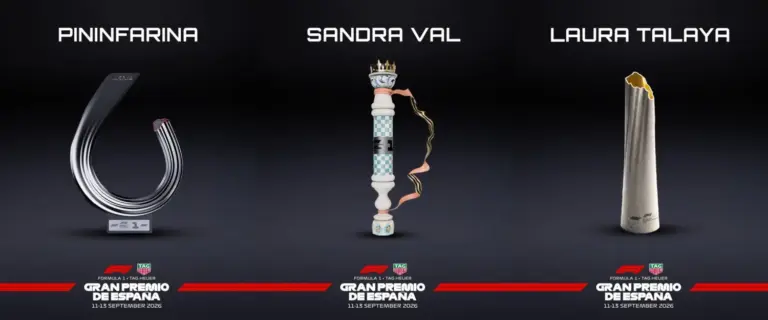 Así será el trofeo del Gran Premio de España de F1