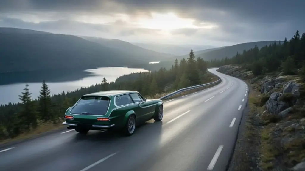 El Volvo P1800 ES recreado por Autoforma. 