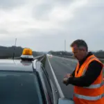 Luis (51), conductor de grúa: «Esto es lo que pasa si la luz de tu V-16 se apaga antes de que llegue la ayuda»