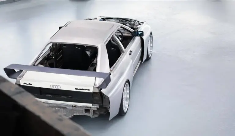 Si te sobran 400.000 euros y un Audi RS4 estás tardando que te construyan este Audi Quattro