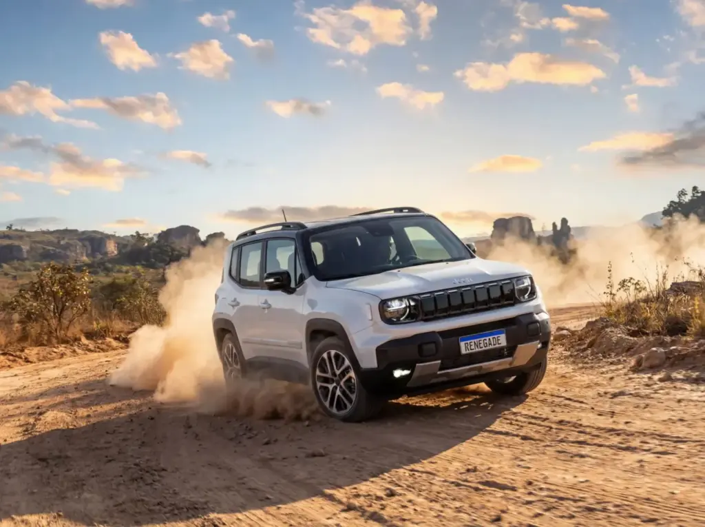 2026 Jeep Renegade Brasil. Imagen Sahara.