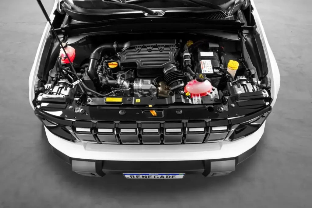 2026 Jeep Renegade Brasil. Imagen motor.