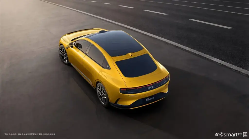 Smart #6 EHD: el sedán destinado a revolucionar la marca de microcoches 8 Motor16 2026 Inteligente 6 4 Motor16