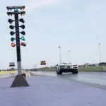 Llevan un Corvette ZR1X a una pista de aceleración y se desata la locura