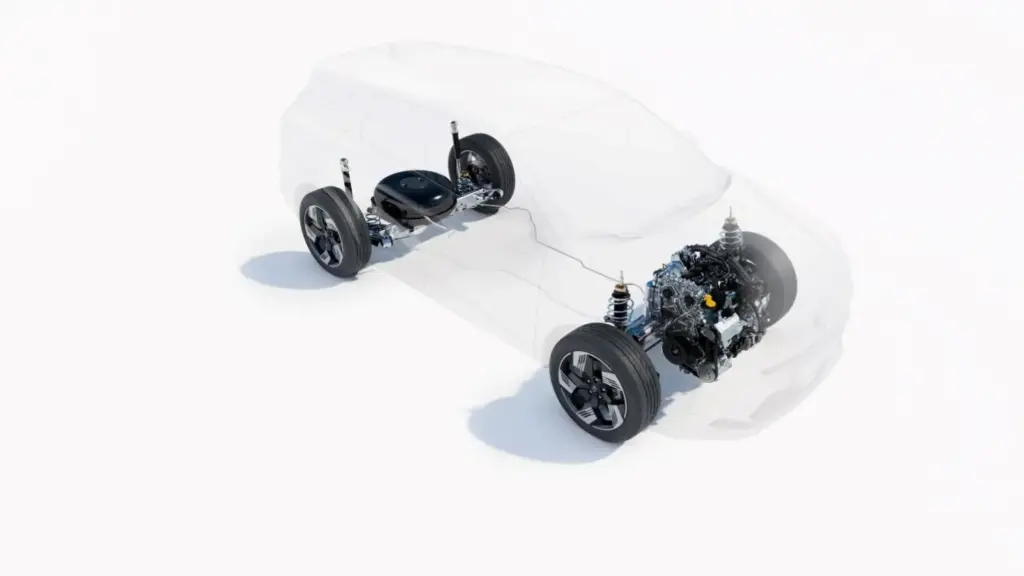 2026 Renault Symbioz ECO-G 120. Imagen radiografía.