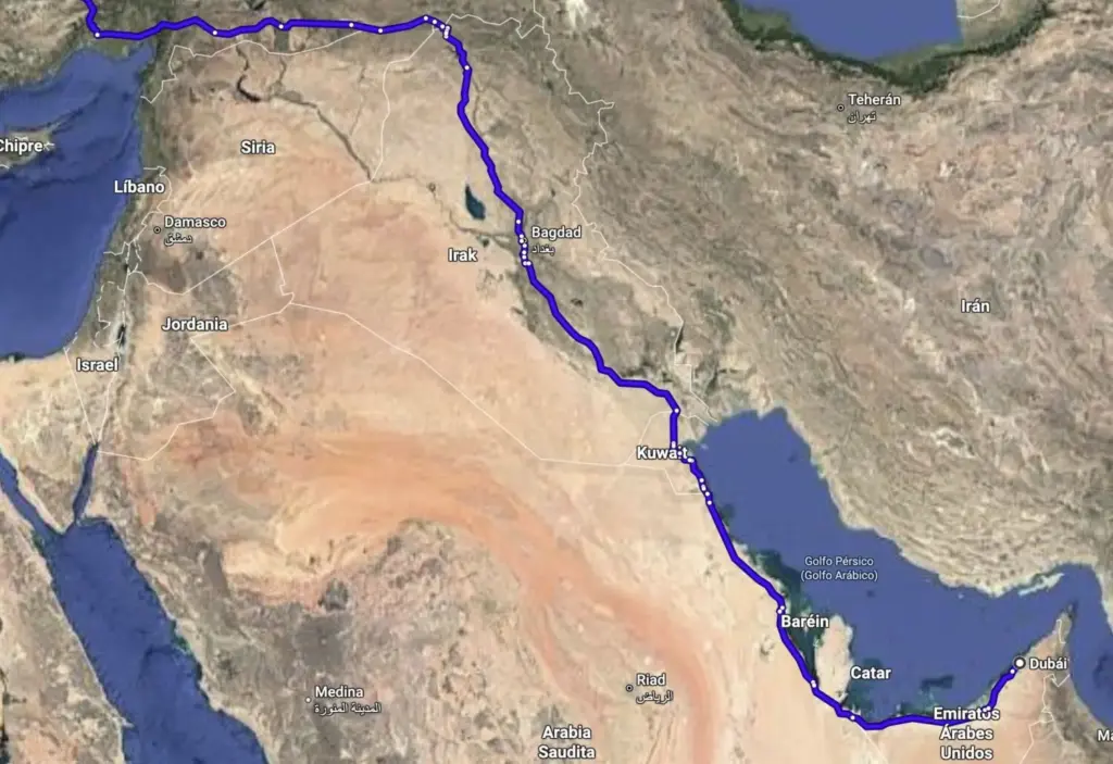 google maps madrid dubái