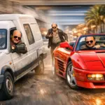 De un Citroën C15 a un Ferrari 348 Spider: Los ‘coches cunda’ que Torrente ha conducido en sus seis películas