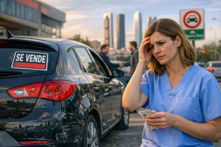 Laura (39), enfermera: ‘He tenido que malvender mi León TDI sin etiqueta y ahora el Ayuntamiento de Madrid cambia la norma. Me han estafado’