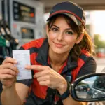 Nerea (33), operaria de gasolinera: ‘Sólo hay una forma de saber si te hemos aplicado bien el descuento del combustible’