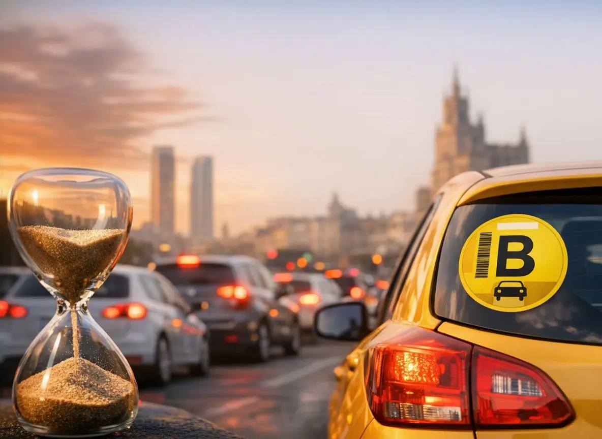 La DGT pone fecha límite a los coches con etiqueta B en las grandes ciudades: No será ni en 2026 ni en 2027