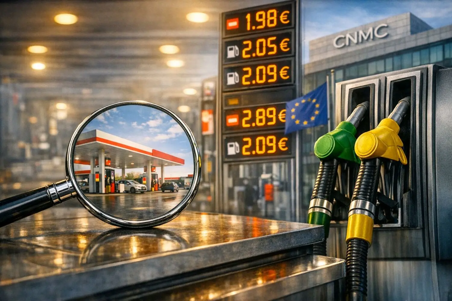 La OCU mueve ficha y denuncia a las gasolineras frente a la CNMC por el precio de la gasolina y el diésel: ‘tienen un comportamiento coordinado’