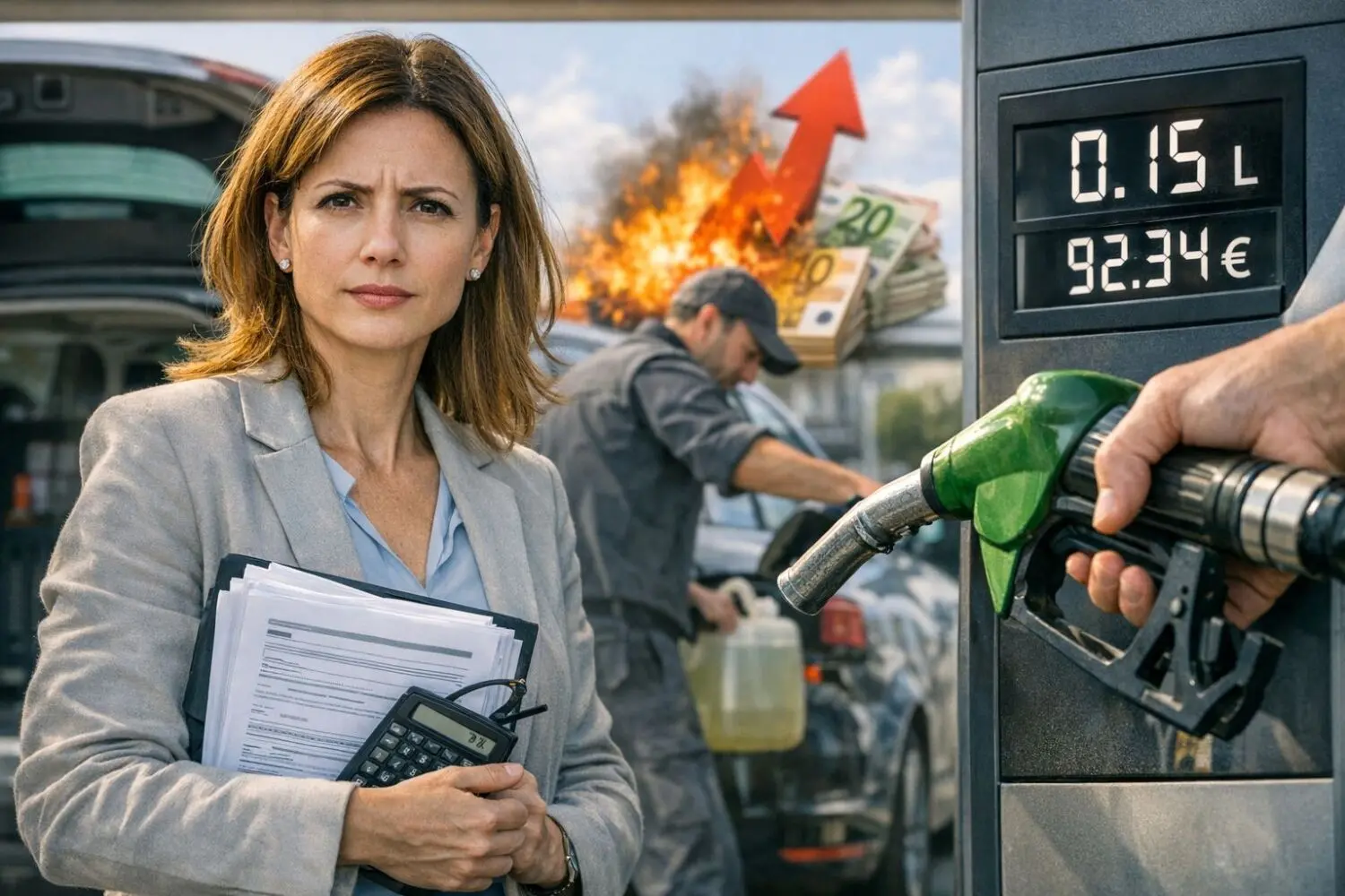 Raquel (41), economista: ‘La picaresca de algunas gasolineras ha puesto en guardia al Gobierno, porque el descuento de la gasolina está en peligro’