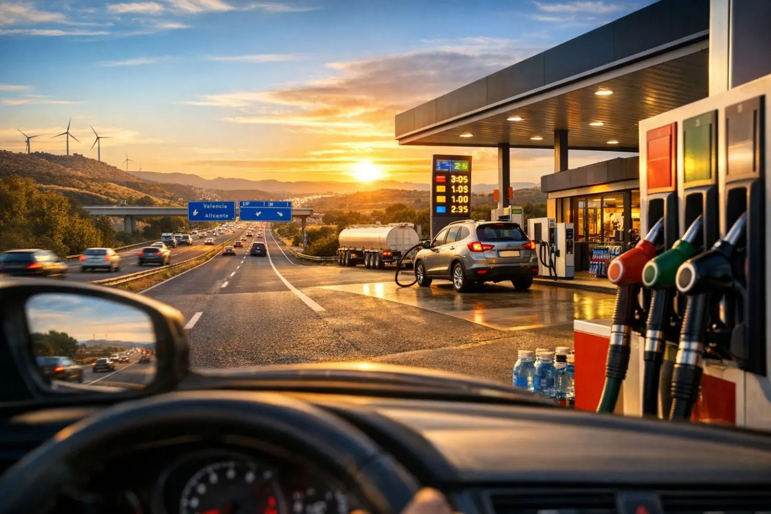 Si mañana vas a conducir por la A-3, la Autovía del Este, estas son las cinco gasolineras en las que te conviene llenar el depósito