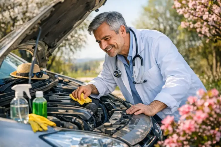 Alberto (56), médico: ‘Siempre se habla de preparar el coche para el invierno, pero nunca para la primavera. Y es casi más importante’
