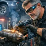 Miguel (51), mecánico: ‘Parece de ciencia ficción, pero perforar catalizadores se ha convertido en una práctica habitual para devolverles la vida’