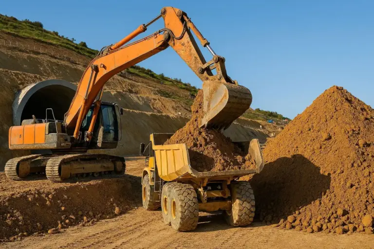 Lo que nadie te ha contado de las obras de la A-5: ¿Dónde irá a parar la tierra que han extraído para hacer el túnel?