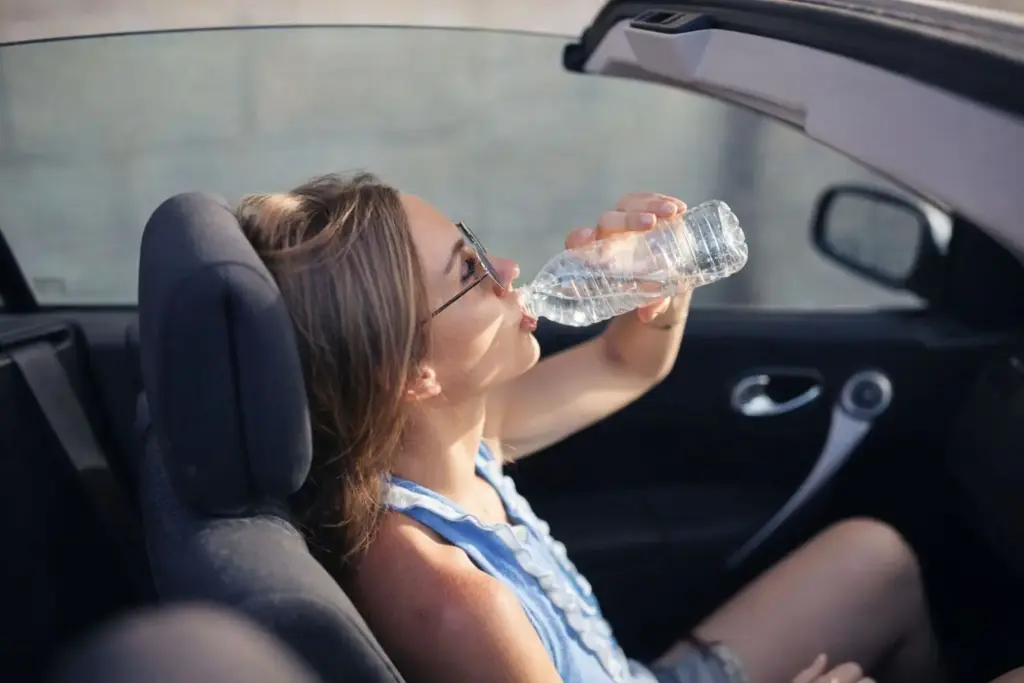 beber agua coche multa rgc
