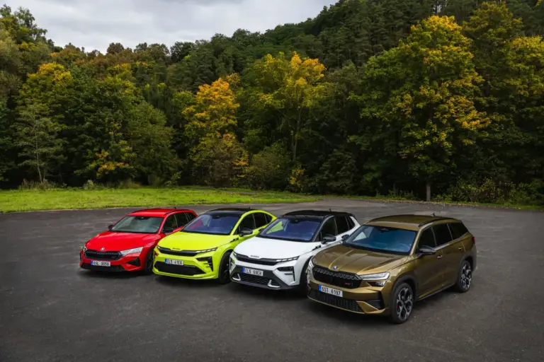 La familia RS de Škoda: cuatro caracteres, una misma herencia deportiva