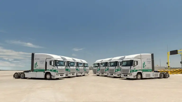 Hyundai impulsa el hidrógeno en Sudamérica con su flota de camiones XCIENT