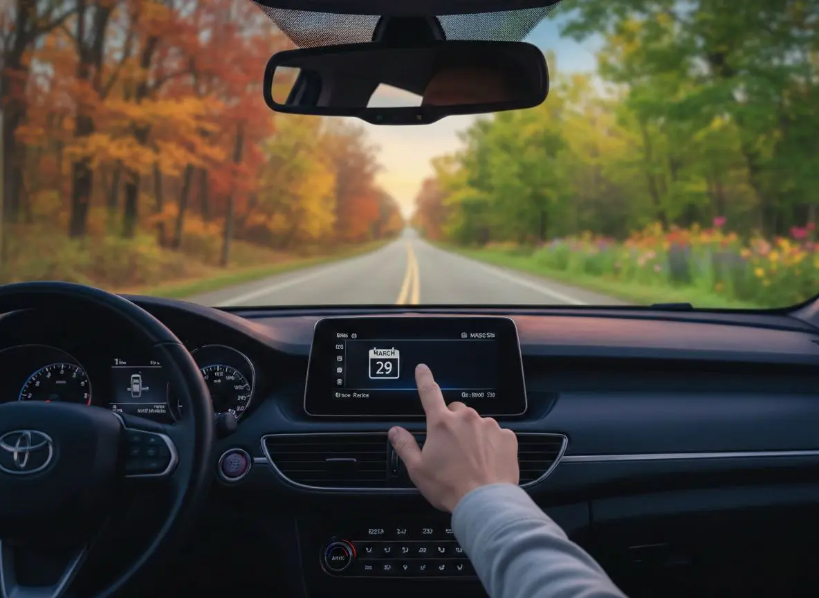 Si pretendes coger el coche este domingo 29 de marzo, antes deberías haber hecho un gesto que solo haces dos veces al año