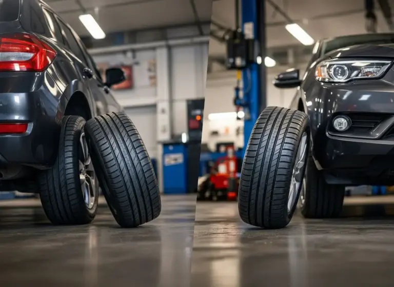 Si vas a poner dos neumáticos nuevos en tu coche, dónde pensabas montarlos: ¿Delante o detrás?