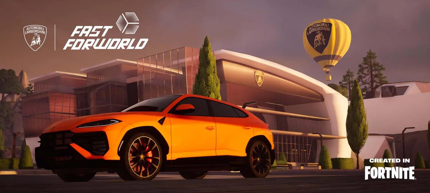 Lamborghini llega al videojuego Fortnite: y lo hace a lo grande