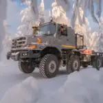 Mercedes-Benz prepara sus camiones de guerra a 20 bajo cero