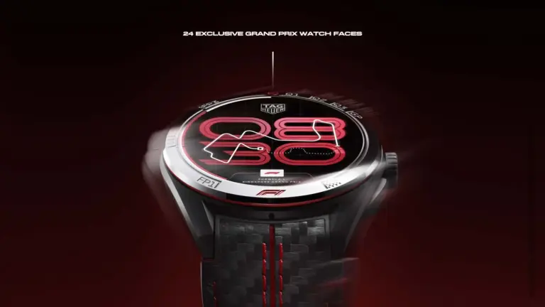TAG Heuer Connected Calibre E5: un nuevo smartwatch para vivir la Fórmula 1 minuto a minuto