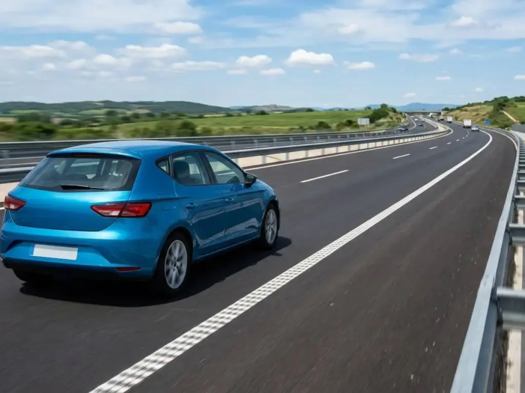 Sorpréndete con esta cámara de AliExpress para tu coche por menos de 75 euros que supera a muchos 2 de lujo Motor16 El coche circula por el carril izquierdo.