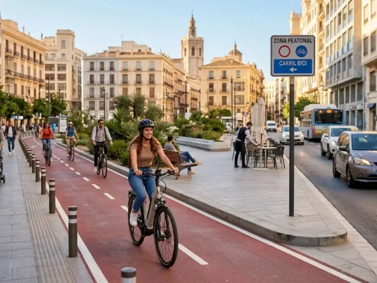 El Ministerio de Transportes ‘dispara’ al vehículo privado: Menos asfalto y más calles peatonales y carriles bici para Madrid, Barcelona, Sevilla, Valencia…