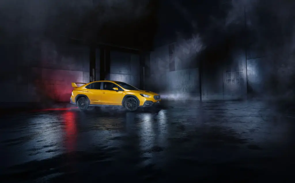Subaru WRX AWD Club Spec Evo: Amarillo, con pedal de embrague y proscrito en Europa