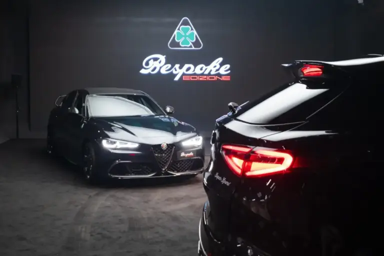 Alfa Romeo viste de oro sus Giulia y Stelvio Quadrifoglio por su 115 aniversario en Dubái