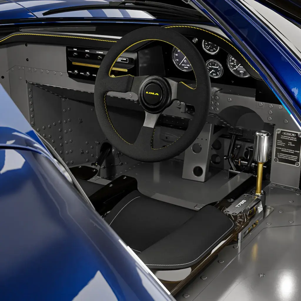 2026 Lola T70S. Imagen interior.