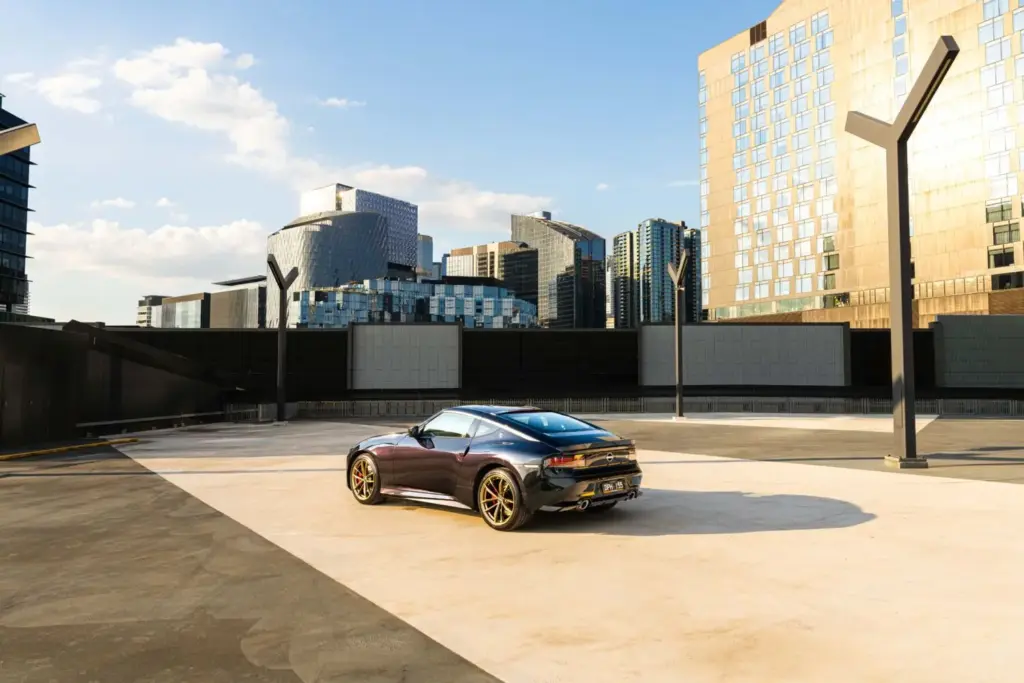 2026 Nissan Z Heritage Edition Australia. Imagen trasera.