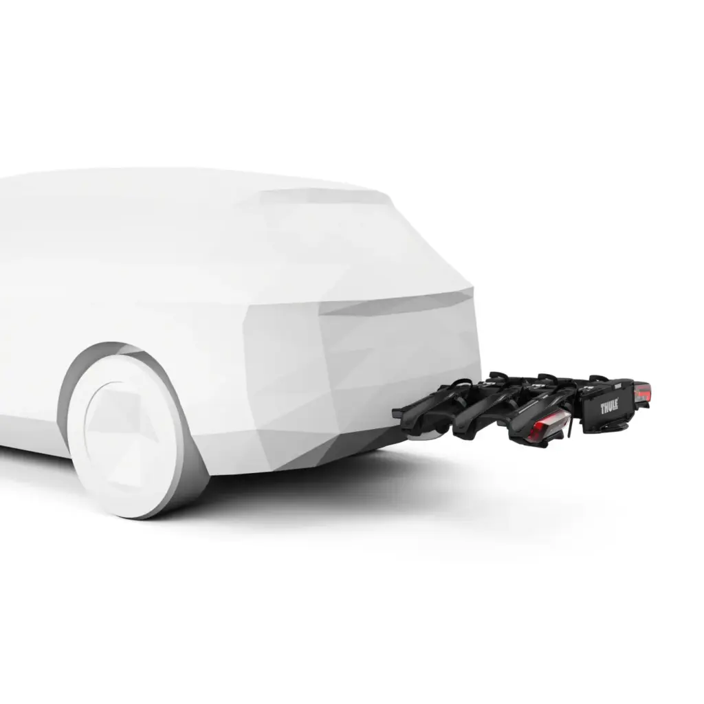 Thule se marca el portabicicletas que no teme los que aparcan de oído 3 Motor16 2026 Thule Epos ParkSecure. Imagen estudio.