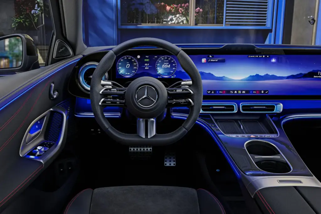 2026 Mercedes-Benz Clase C eléctrico. Imagen pantalla.