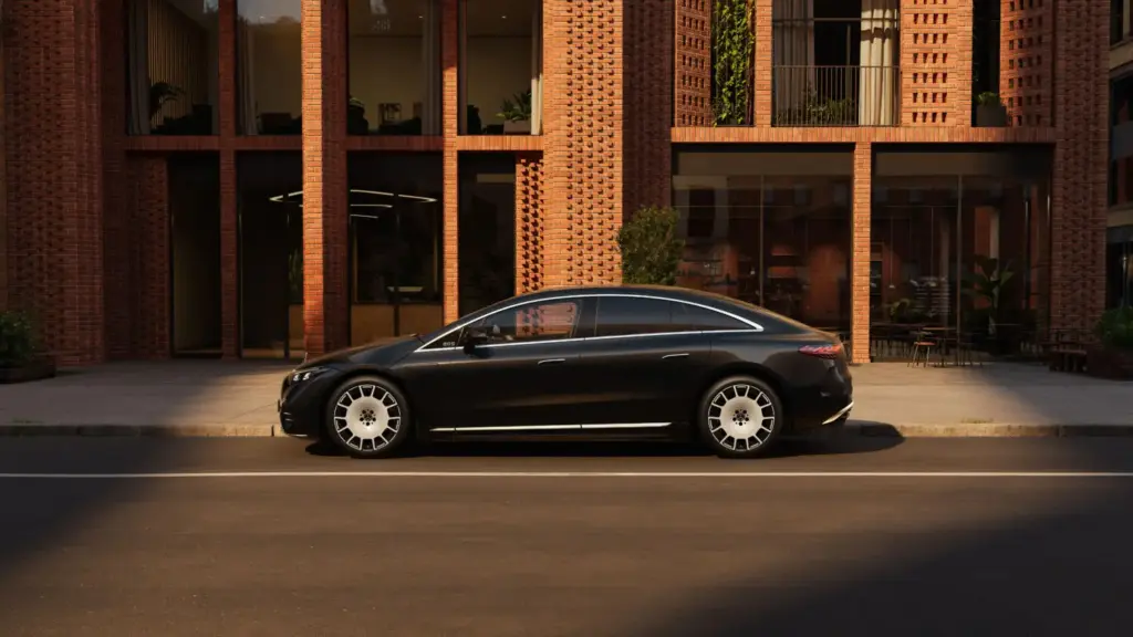 2026 Mercedes-Benz EQS. Imagen lateral.