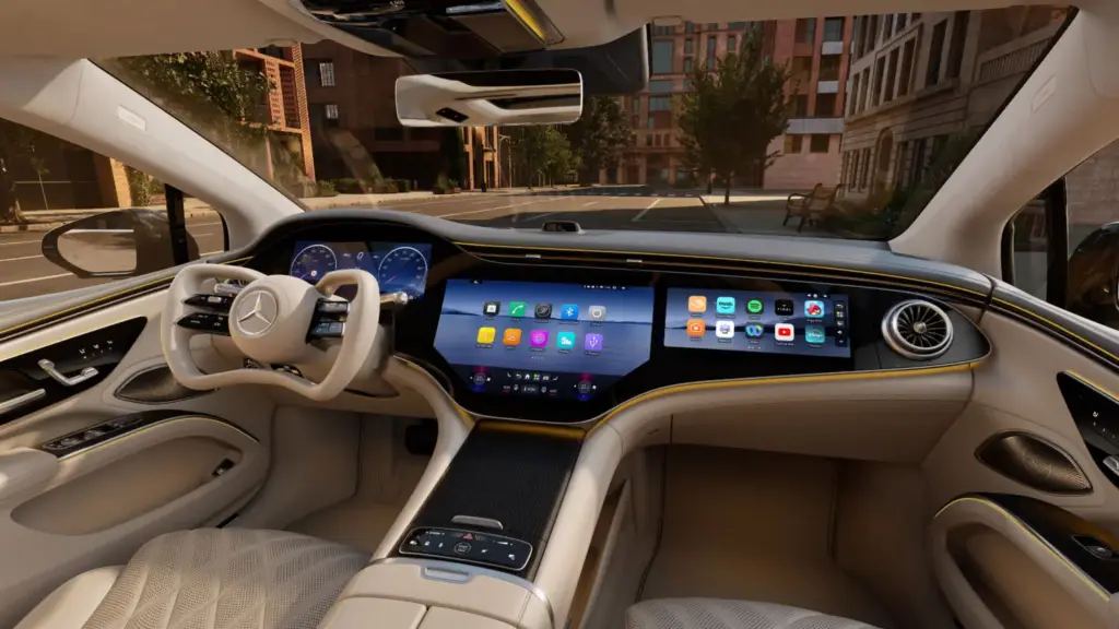 2026 Mercedes-Benz EQS. Imagen interior.