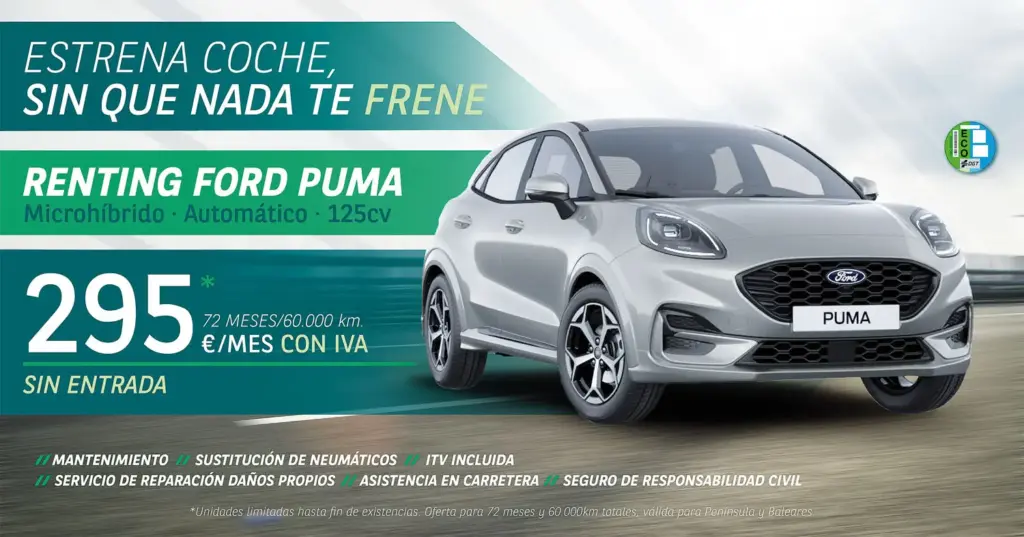 Alquiler versus compra. 10 razones de ARVAL para cambiar la forma de adquirir movilidad 2 Motor16 ALQUILER ARVAL FORD PUMA 2 Motor16