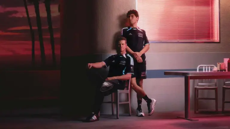 Audi Revolut F1 y adidas lanzan la colección Miami: moda de paddock con alma futbolística y colores de atardecer