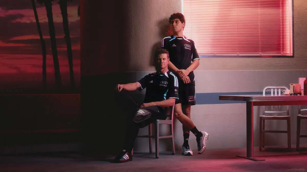 Audi Revolut F1 y adidas lanzan la colección Miami: moda de paddock con alma futbolística y colores de atardecer